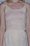 BASERANGE camisole top TOART-CG-AU23 UNDYED PB2